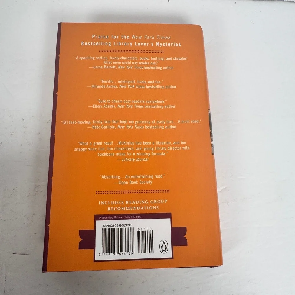 Jenn McKinlay Library Lover's Mystery 4 Hardcover Book Lot First Editions‎